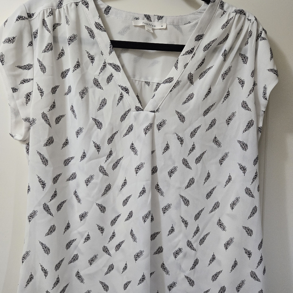 Gfun2fun blouse white size med
